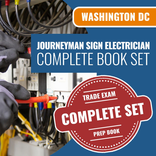Washington DC Journeyman Sign Electrician Book Package