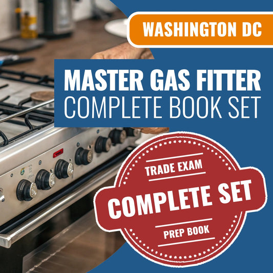 
Washington DC Master Gas Pipe Fitter Book Package
