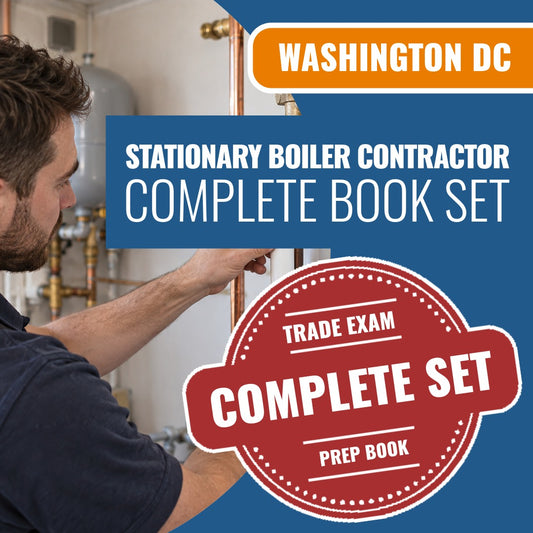 Washington DC Sixth Class Stationary Boiler Contractor Book Package