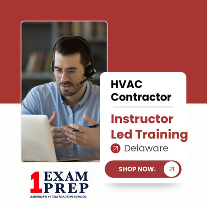 Delaware Master HVACR Restricted Gas Piping Contractor Ultimate Exam Prep Rental Package