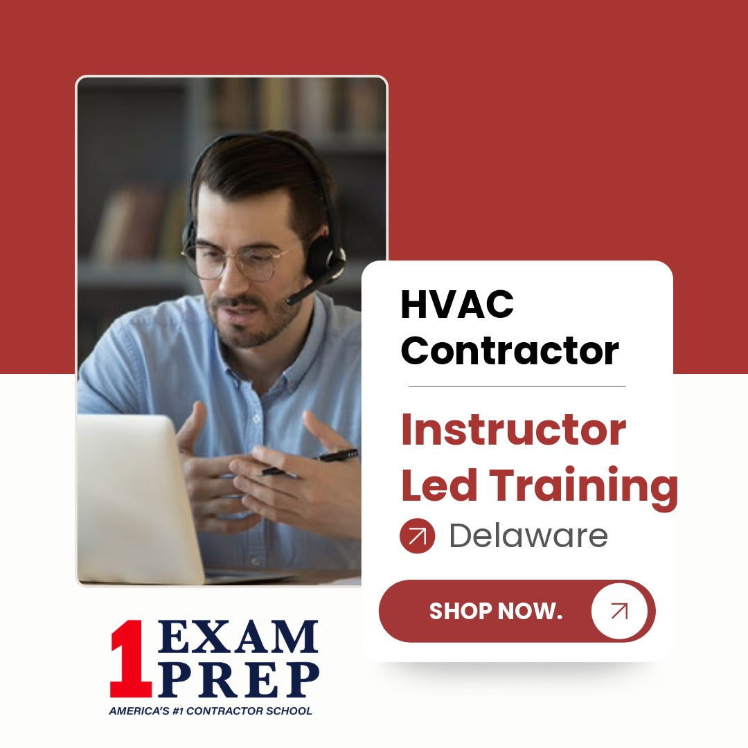 Delaware Master HVACR Restricted Heating Hydronic Systems & Gas Piping Contractor Instructor Led Training