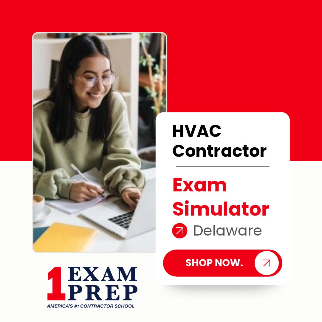 Delaware Master HVACR Restricted Heating Hydronic Systems & Gas Piping Contractor Exam Simulator
