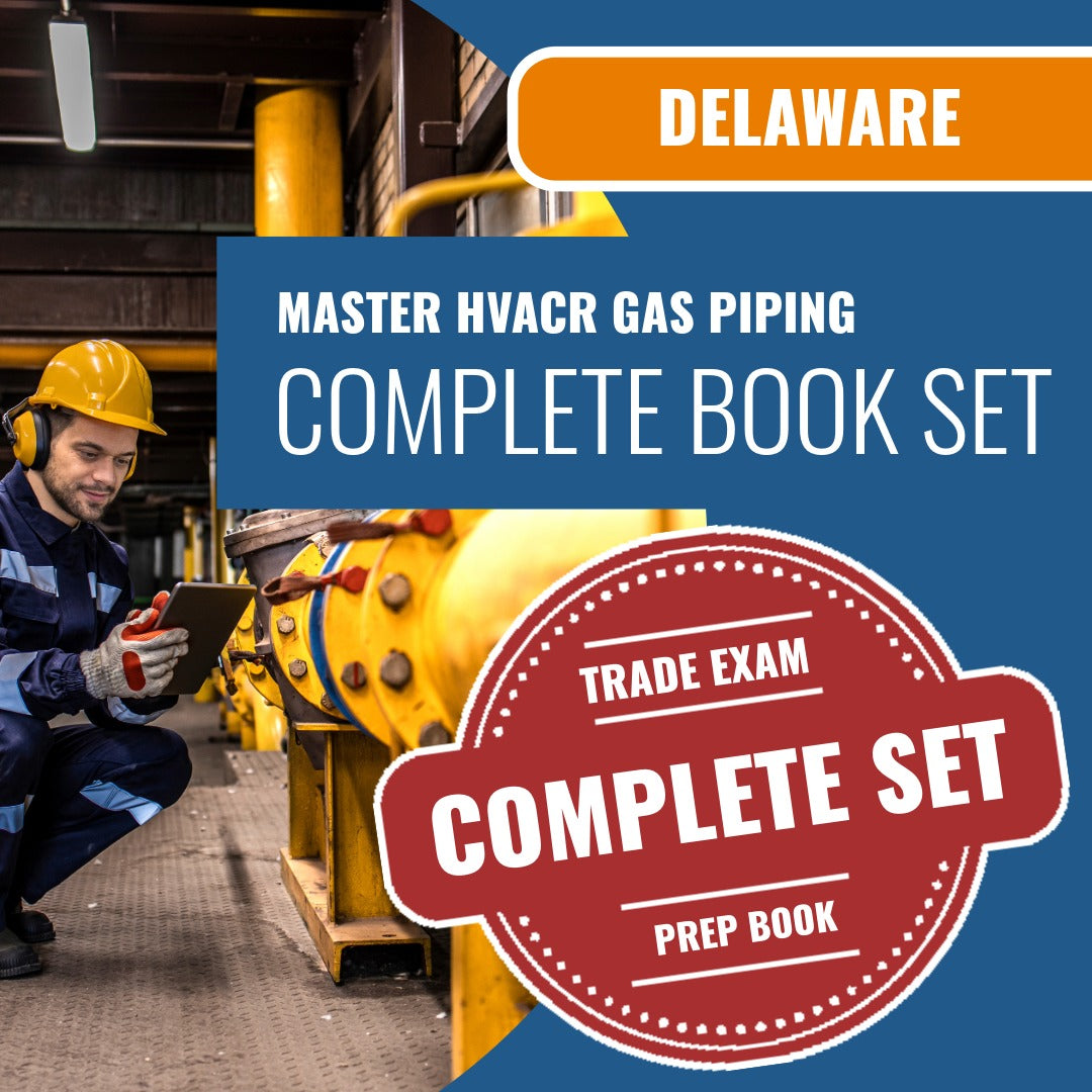 Delaware Master HVACR Restricted Gas Piping Contractor Exam Book – 1 ...