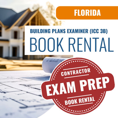 Florida Building Plans Examiner (ICC 3B) - Books & Courses Rental Package