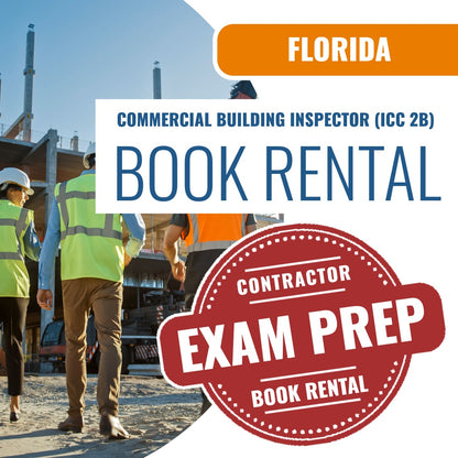 Florida Commercial Building Inspector (ICC 2B) - Books & Courses Rental Package