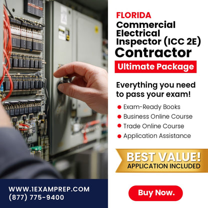 Florida Commercial Electrical Inspector (ICC 2E) Ultimate Exam Prep Rental Package