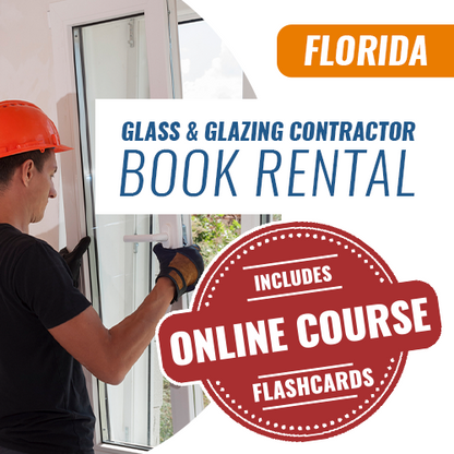Florida Glass and Glazing Contractor Exam - Book Rental