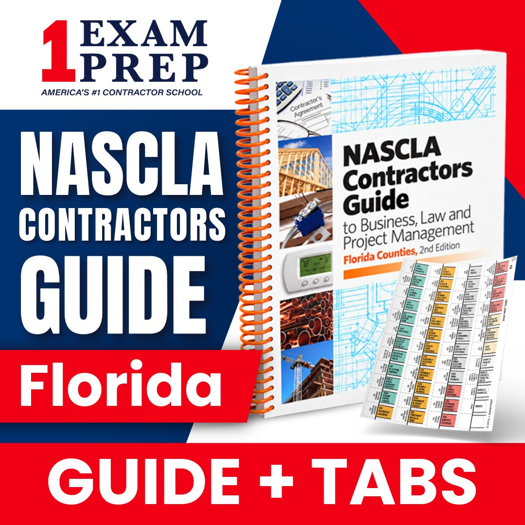 Florida Counties NASCLA Contractor's Guide to Business, Law and Project Management, 2nd Edition + Tabs Bundle