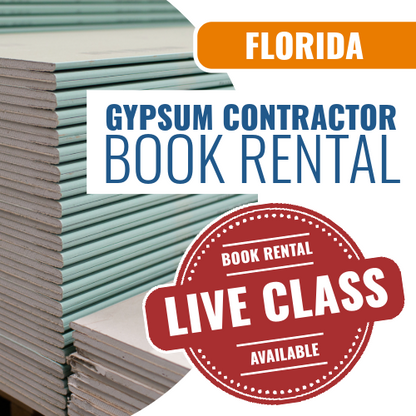 Examen de contratista de vidrio y acristalamiento de Florida: alquiler de libros 