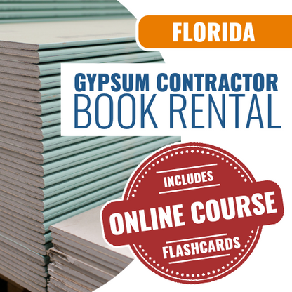 Examen de contratista de vidrio y acristalamiento de Florida: alquiler de libros 