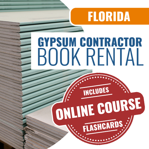 Examen de contratista de vidrio y acristalamiento de Florida: alquiler de libros 