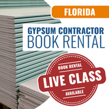 Florida Gypsum Drywall Contractor Exam - Book Rental