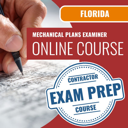 Florida Mechanical Plans Examiner (ICC - M3) - Online Exam Prep