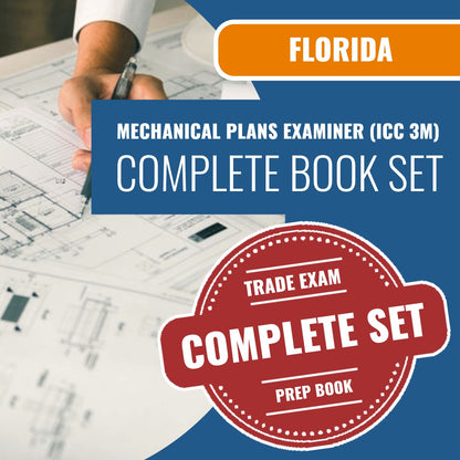 Florida Mechanical Plans Examiner (ICC 3M) Exam Book Package