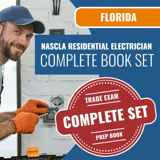 Florida NASCLA Residential Electrician Exam Book Package