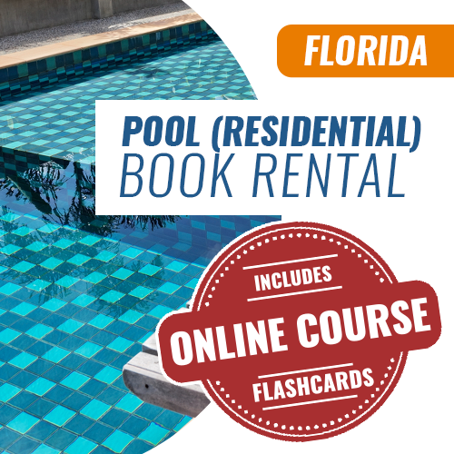 Examen de contratista de piscinas residenciales de Florida - Alquiler de libros 