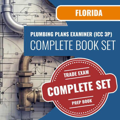 Florida Plumbing Plans Examiner (ICC 3P) Exam Book Package