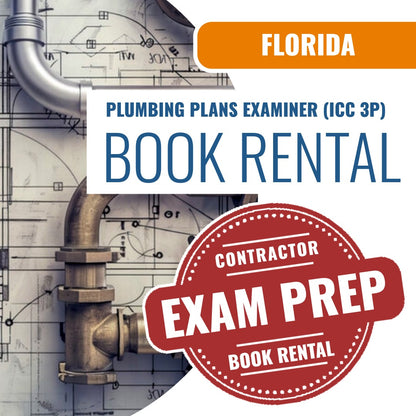 Florida Plumbing Plans Examiner (ICC 3P) - Books & Courses Rental Package