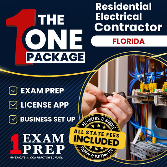 The 1 Package: All-Inclusive Florida Residential Electrical Contractor Exam, Licensing & Business Setup Solution