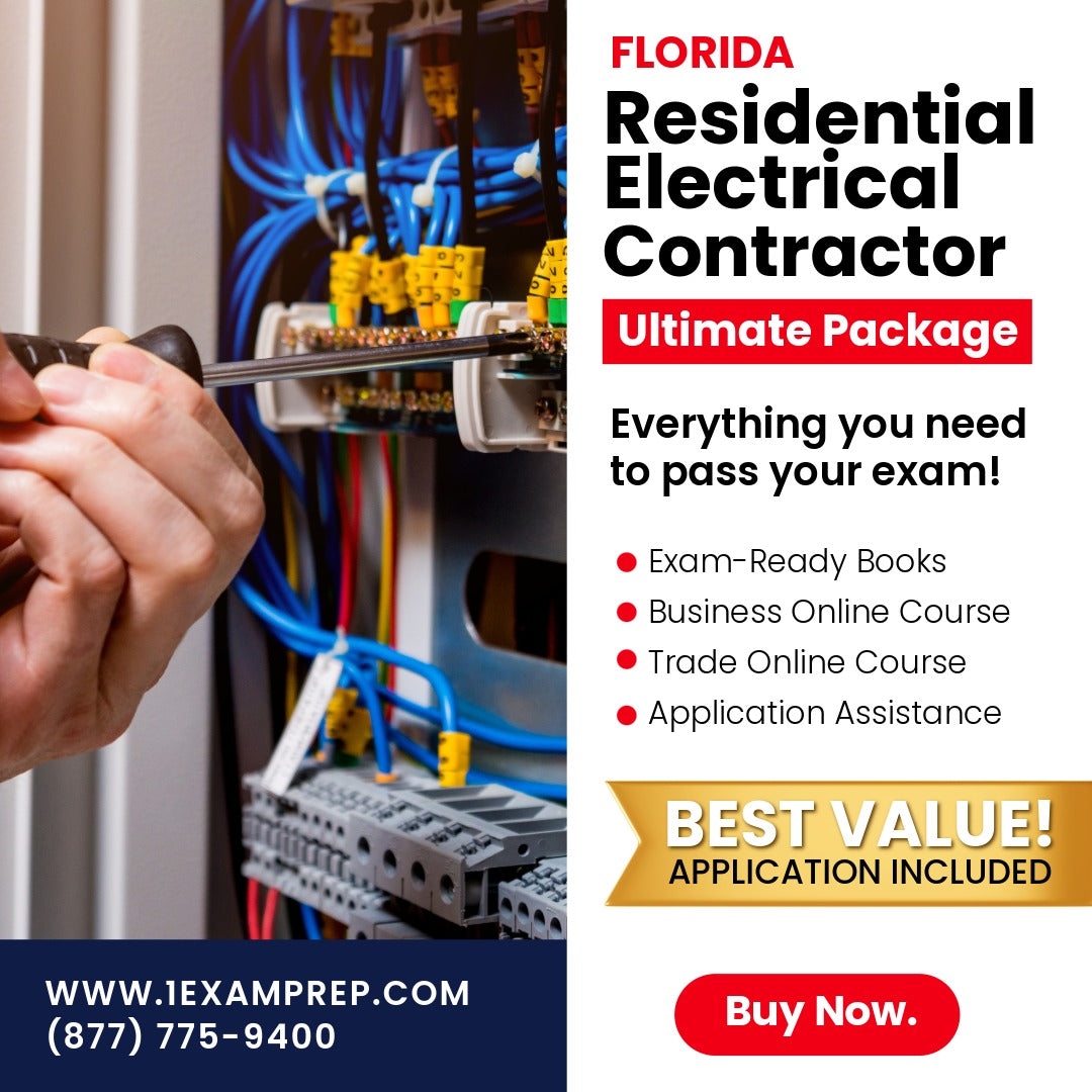 Florida Residential Electrical Contractor Ultimate Exam Prep Rental Package