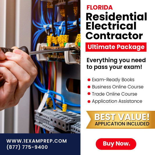 Florida Residential Electrical Contractor Ultimate Exam Prep Rental Package