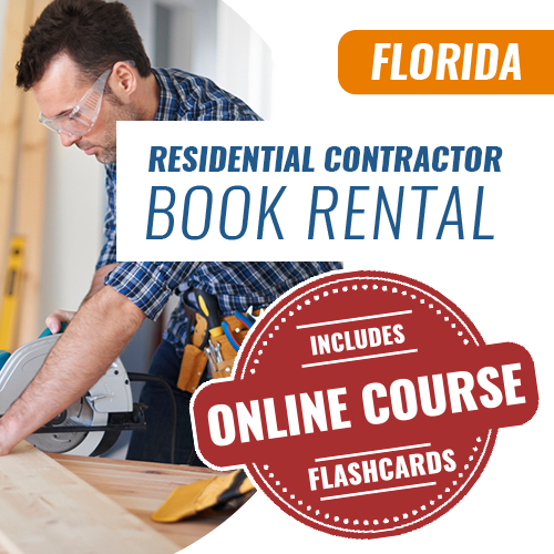 Examen de contratista residencial de Florida: alquiler de libros premium 