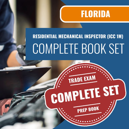 Florida Residential Mechanical Inspector (ICC 1M) Exam Book Package