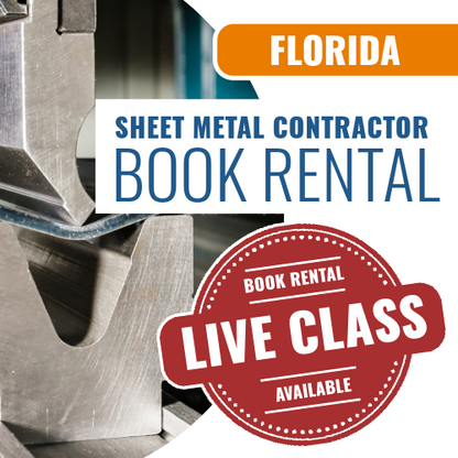 Florida Sheet Metal Contractor Exam - Book Rental