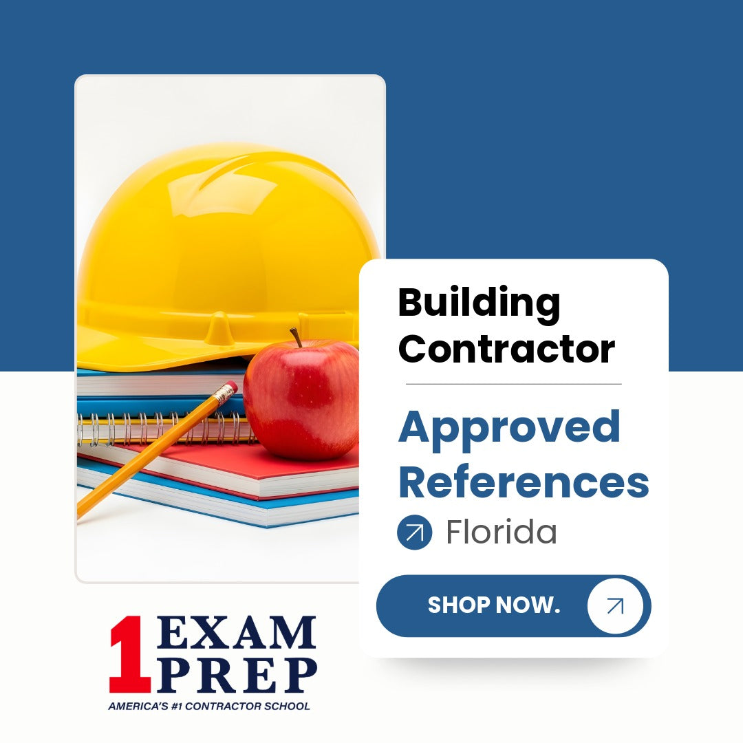 Florida Building Contractor Exam Approved Reference Books