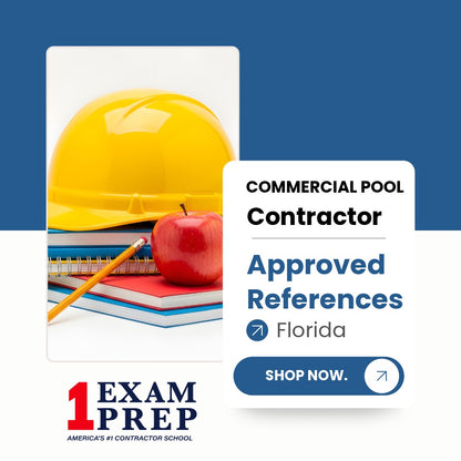 Florida Commercial Pool Contractor Exam Approved Reference Books