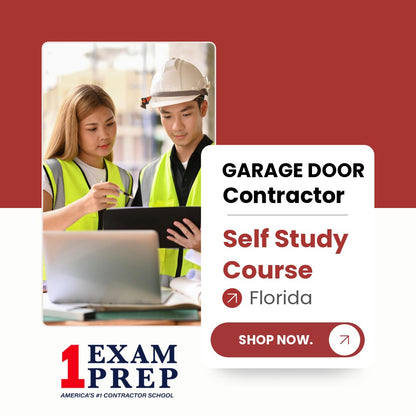 Florida Garage Door Contractor Exam Self Study Course