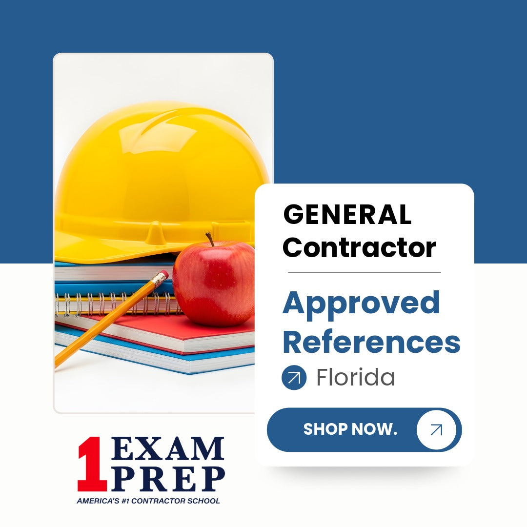 Florida General Contractor Exam Approved References