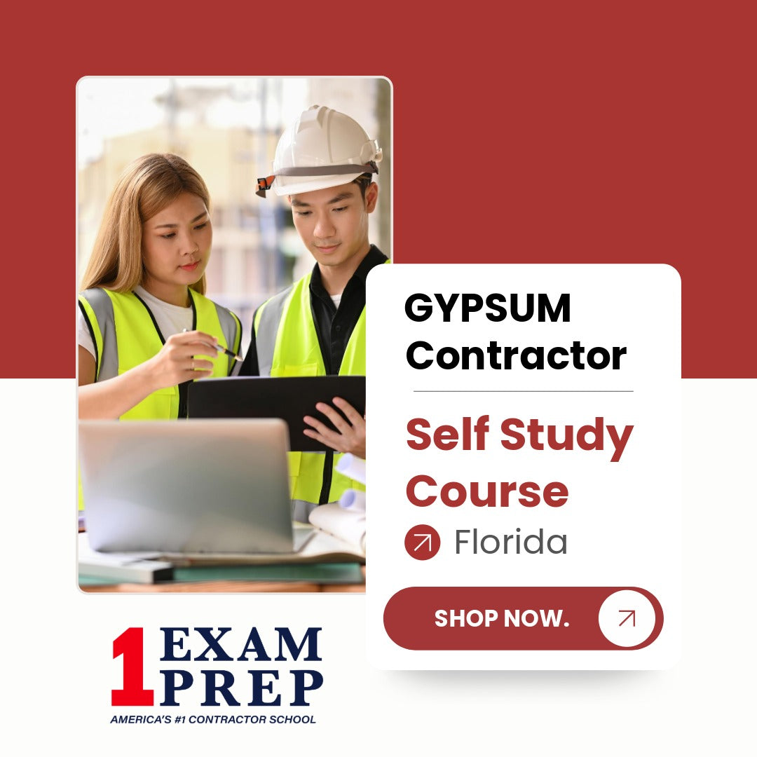 Florida Gypsum Contractor Exam Self Study Course
