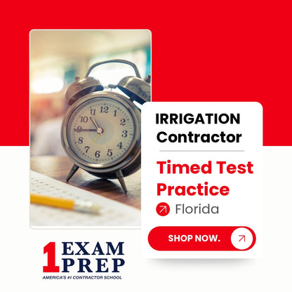 Florida Irrigation Contractor Exam  Timed Practice Tests