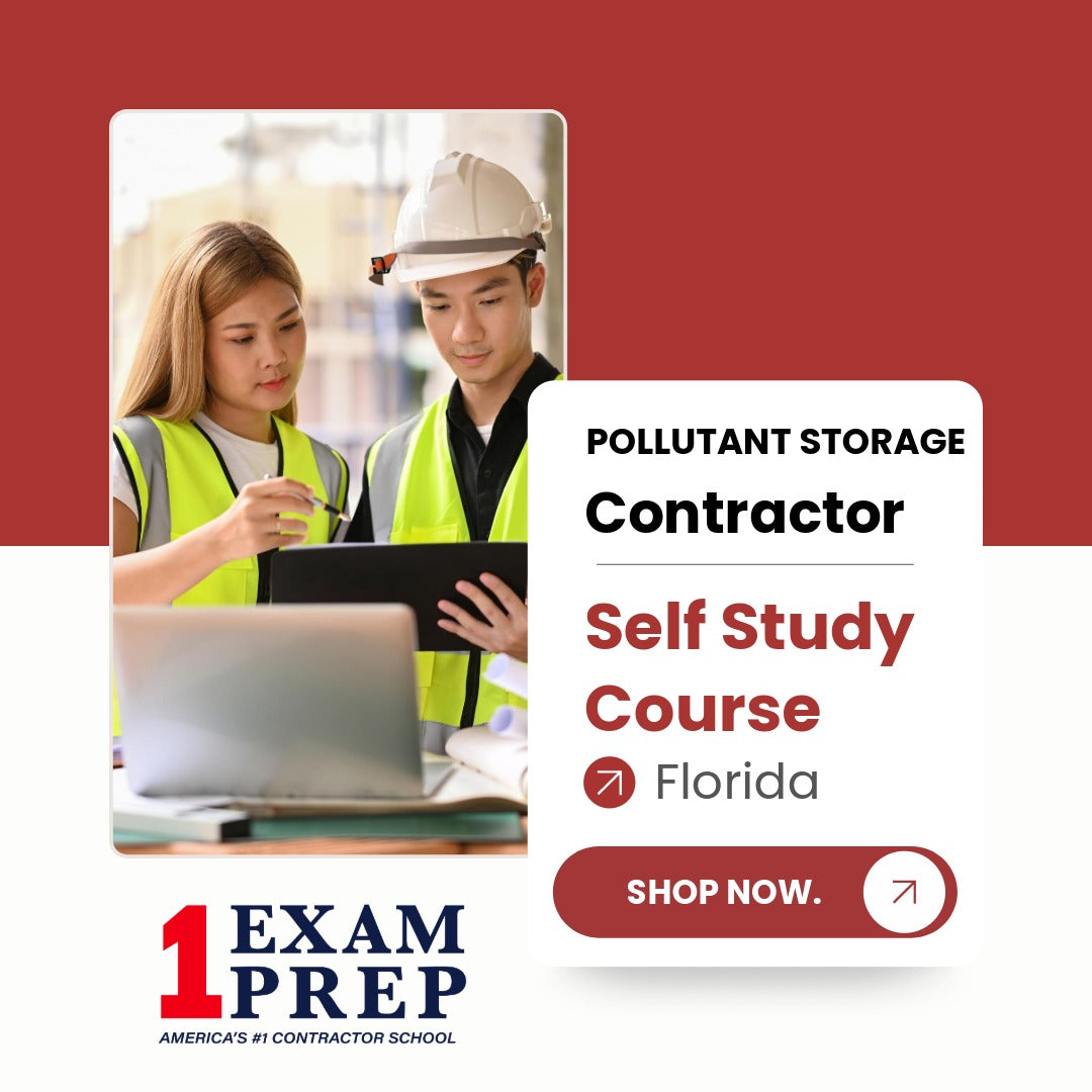Florida Pollutant Storage Contractor Exam Self Study Course