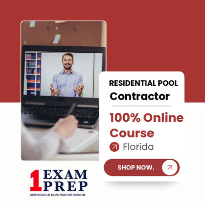 Florida Residential Pool Contractor Exam 100% Online Course