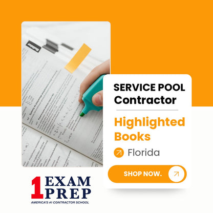 Florida Service Pool Contractor Exam Highlighted Books