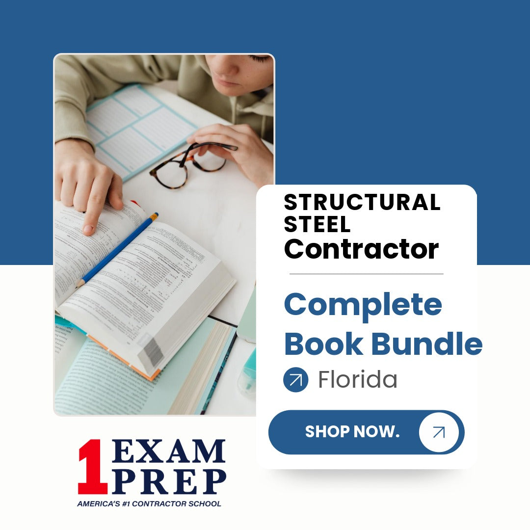 Florida Structural Steel Specialty Contractor Exam Complete Book Bundle