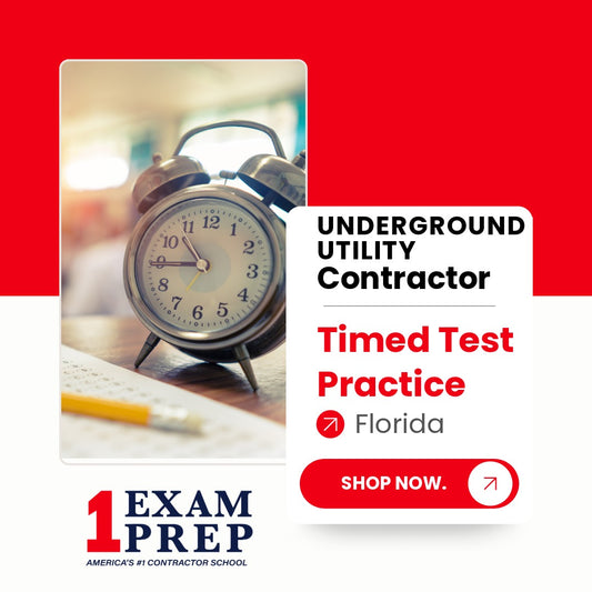 Florida Underground Utility Contractor Exam Timed Practice Test