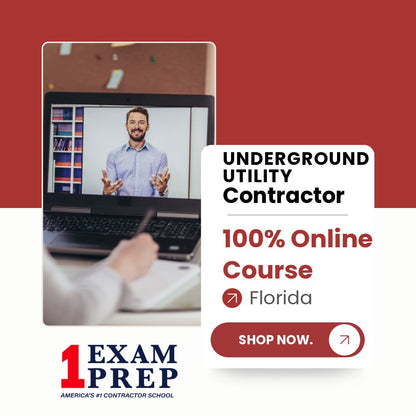 Florida Underground Utility Contractor Exam 100% Online Course