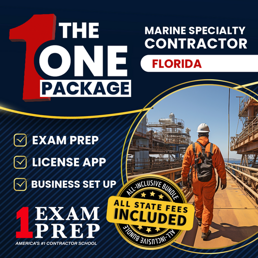 LA ÚLTIMA PREPARACIÓN PARA EXÁMENES PARA EL CONTRATISTA ESPECIALIZADO EN MARINA DE FLORIDA