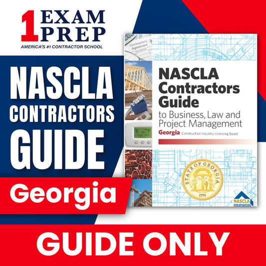 Georgia NASCLA Contractor's Guide to Business, Law and Project Management, Georgia Construction Industry Licensing Board 5th Edition (Plumbers, Coditioned Air, Low Voltage, Electrical & Utility)