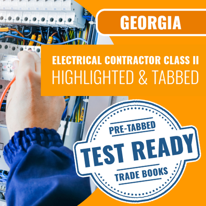 Paquete de libros para contratistas residenciales y básicos de Georgia (8 libros)