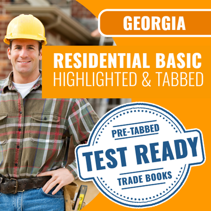 Georgia Residential-Basic Contractor Highlighted & Tabbed Book Package