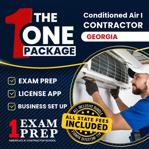 The 1 Package: All-Inclusive Georgia Conditioned Air Class I (Restricted) Contractor Exam, Licensing & Business Setup Solution
