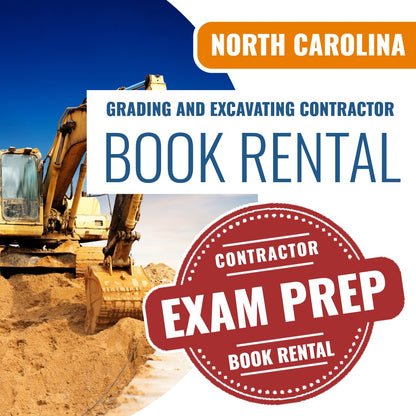 North Carolina Grading and Excavating Contractor Books & Course Rental