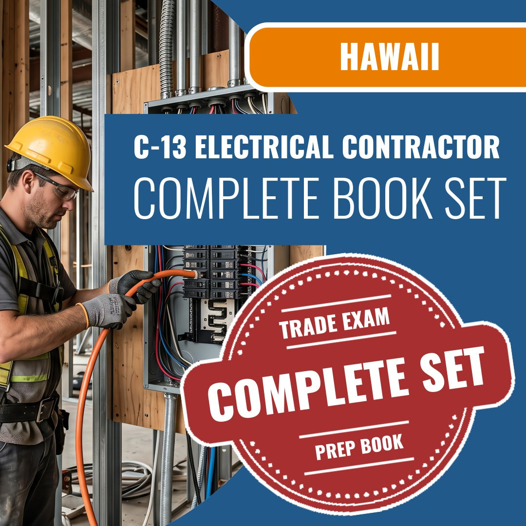 Hawaii Electrical Contractor (C-13) Exam Book Package