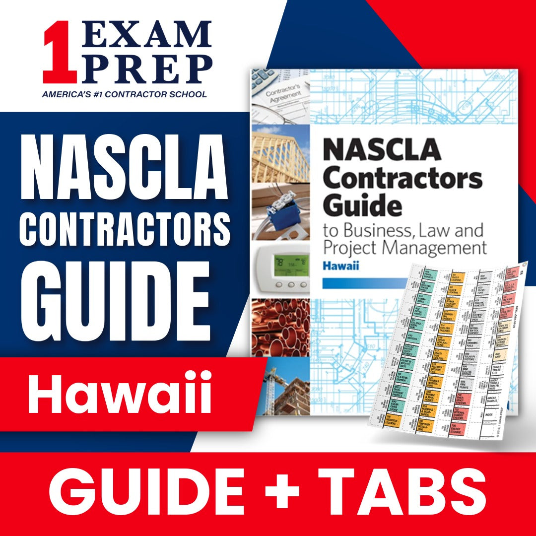 Hawaii NASCLA Contractor's Guide to Business, Law and Project Management, 1st Edition + Tabs Bundle