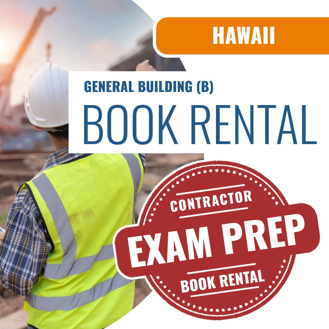 Hawaii General Building Contractor (B) - Books & Courses Rental Packag ...