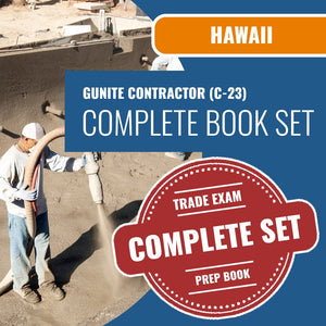 Hawaii Gunite Contractor (C-23) Exam Book Package
